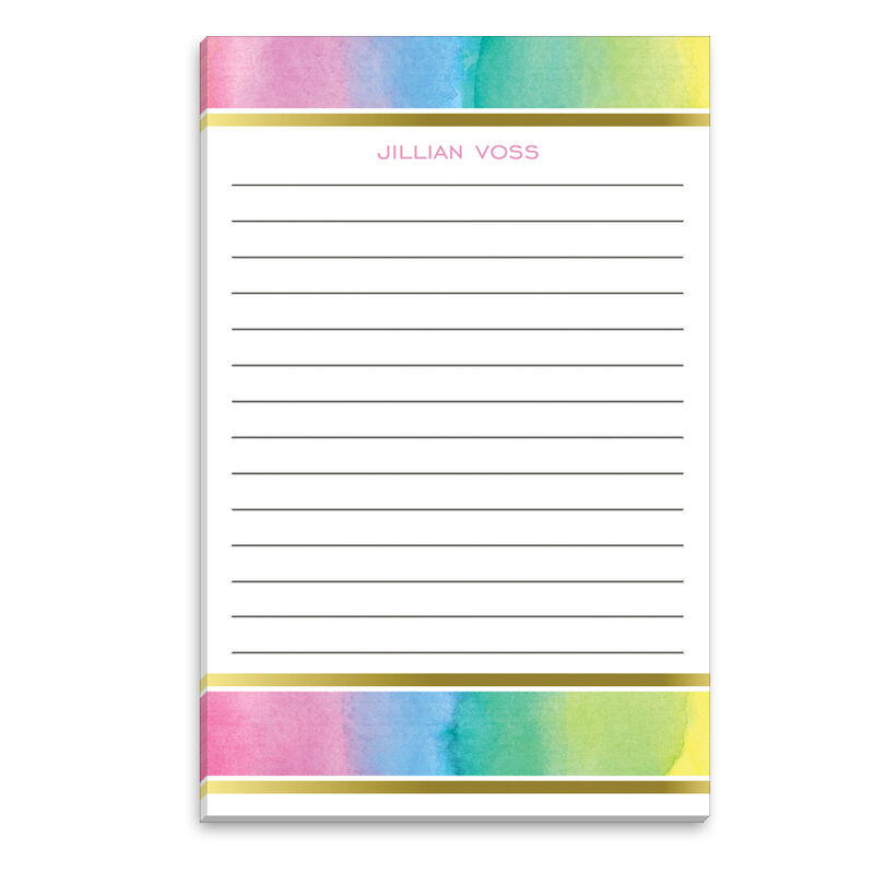 Pastel Watercolor Notepad