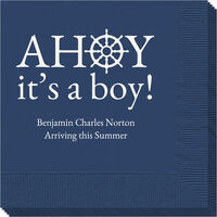 Ahoy It's A Boy Napkins