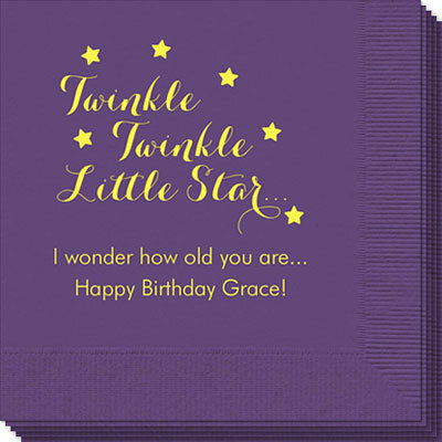 Twinkle Twinkle Little Star Napkins