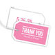 Bold Thank You Hanging Gift Tags Image 4 of 11