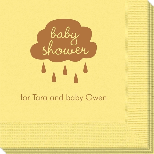 Baby Shower Cloud Napkins