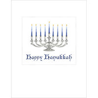 Embossed Happy Hanukkah Holiday Cards