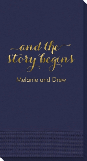 And the Story Begins Guest Towels