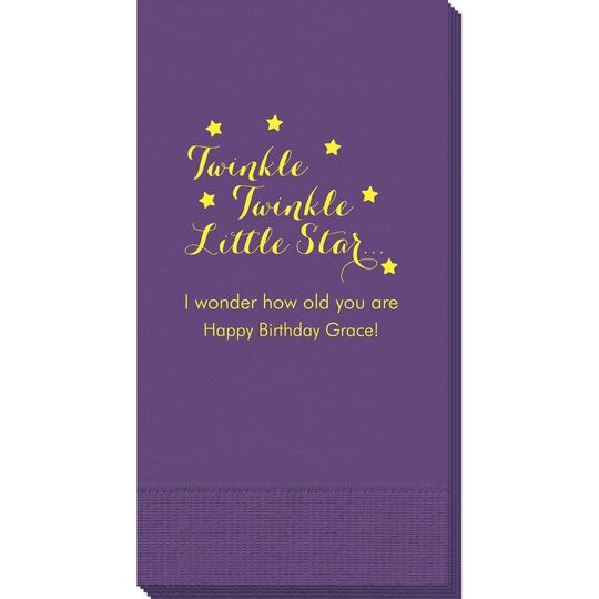 Twinkle Twinkle Little Star Guest Towels