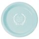 Personalized Floral Laurel Wreath Plastic Plates Image 3 of 5
