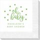 Confetti Dots Oh Baby Napkins Image 1 of 3