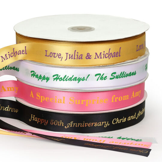 Custom Logo 7/8 Satin Ribbon