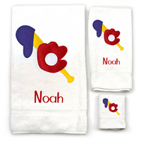 Boy's 3-Piece Baseball Towel Set