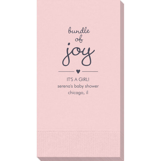 Heart Bundle of Joy Guest Towels