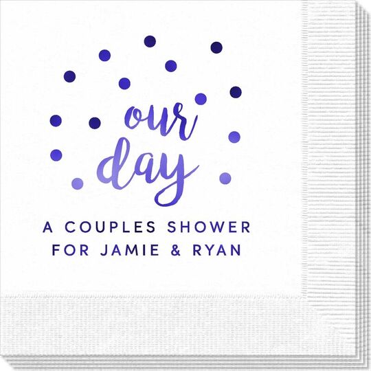 Confetti Dots Our Day Napkins