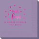Confetti Dots Our Love Napkins Image 2 of 3