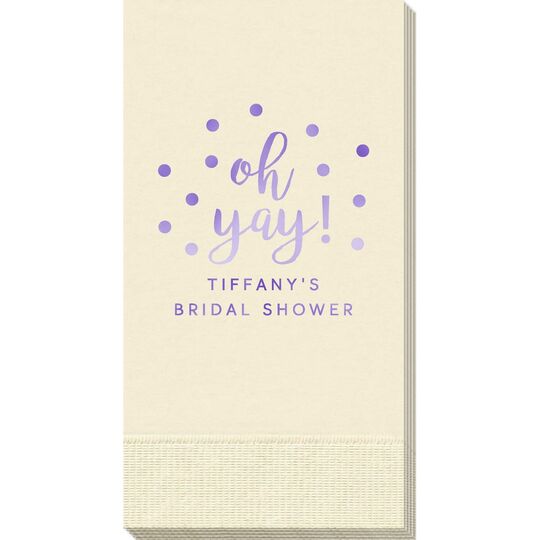 Confetti Dots Oh Yay! Guest Towels