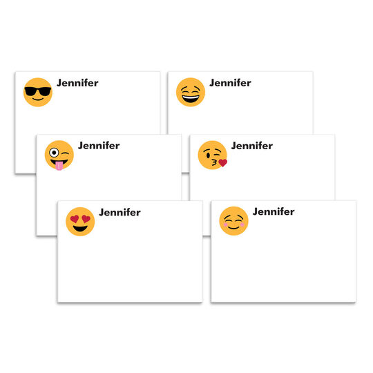 Loveable Emoji Face 4x3 Post-it® Notes