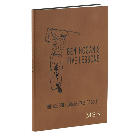 The Modern Fundamentals of Golf Personalized Leather Book