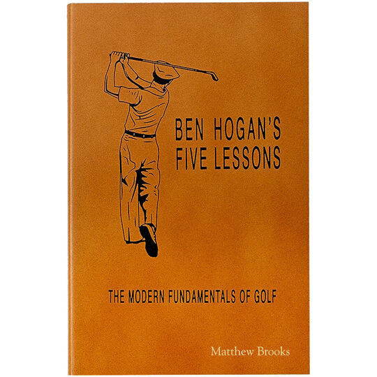 The Modern Fundamentals of Golf Personalized Leather Book