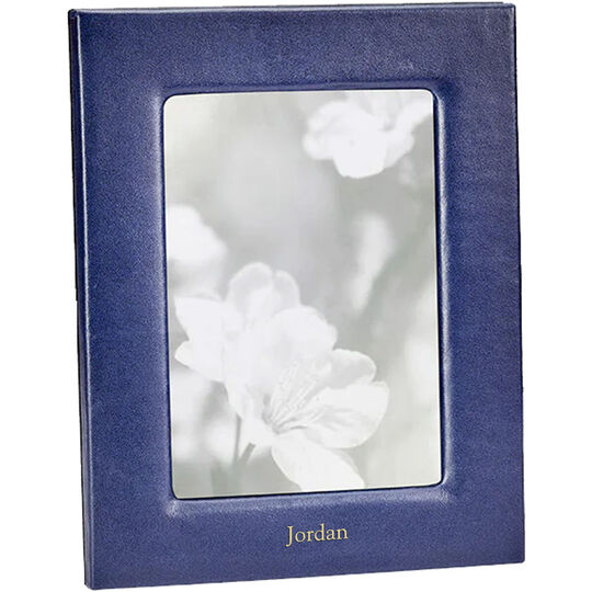 Traditional Vertical Leather 5x7 inch Frame