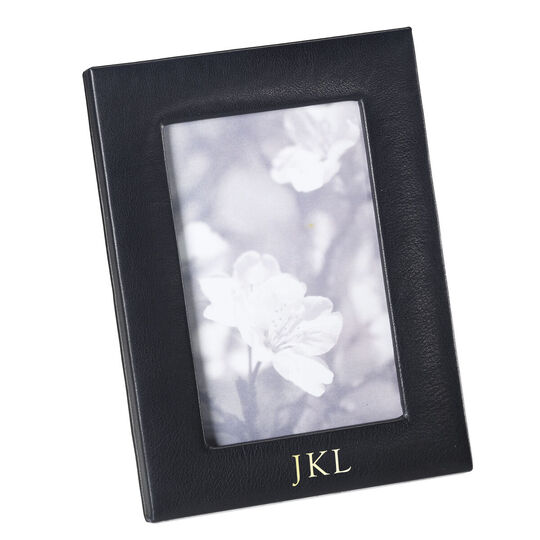 Traditional Vertical Leather 4x6 inch Frame