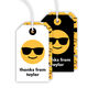 Sunglasses Emoji Hanging Gift Tags Image 1 of 3