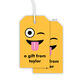 Yellow Emoji Hanging Gift Tags Image 2 of 5