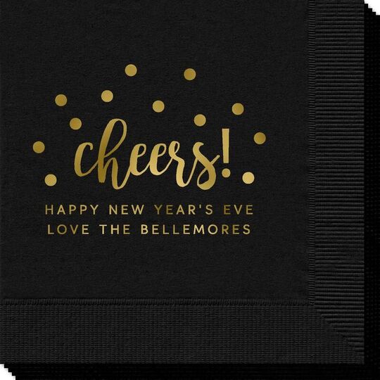 Confetti Dots Cheers Napkins