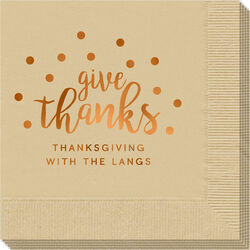 Confetti Dots Give Thanks