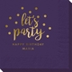 Confetti Dots Let's Party Napkins Image 4 of 5