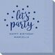 Confetti Dots Let's Party Napkins Image 5 of 5