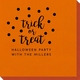 Confetti Dots Trick or Treat Napkins Image 2 of 2