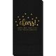 Confetti Dots Cheers Guest Towels Image 4 of 5