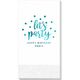 Confetti Dots Let's Party Guest Towels Image 3 of 5