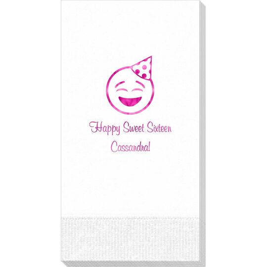 Party Hat Emoji Guest Towels