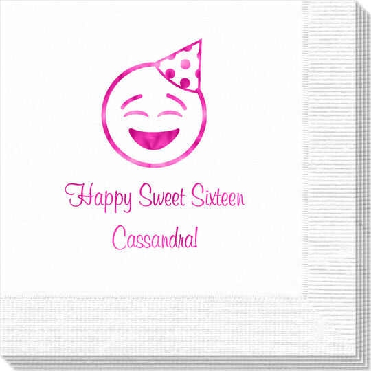 Party Hat Emoji Napkins