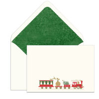 Toy Train Holiday Cards with Inside Imprint