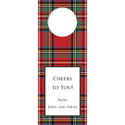 Tartan Plaid Wine Tags