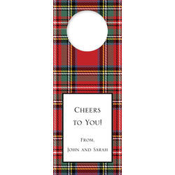 Tartan Plaid Wine Tags