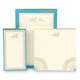 Turquoise and Gold Notepad Set Image 2 of 2