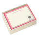 Pink and Gold Flat Note Cards Image 4 of 4