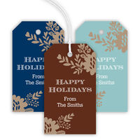Happy Holidays Hanging Gift Tags