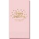 Confetti Dots Happy Birthday Guest Towels Image 1 of 4