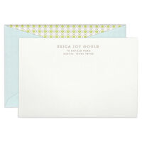 Spruce Street Pearl White Correspondence Card