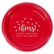 Confetti Dots Cheers Plastic Plates Image 3 of 5