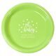 Confetti Dots Oh Baby Plastic Plates Image 1 of 3