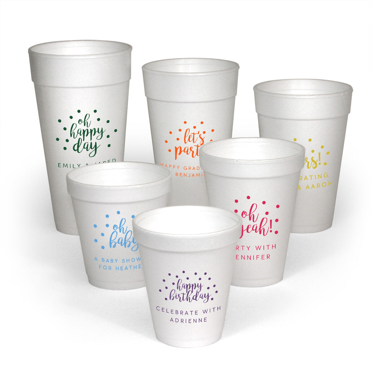 Polystyrene cups on sale