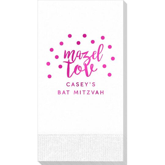 Confetti Mazel Tov Guest Towels