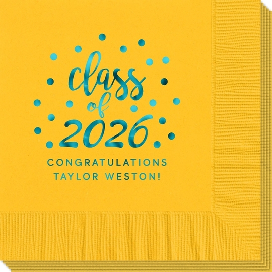 Class of Confetti Dots Napkins