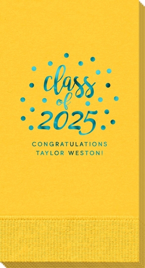 Class of Confetti Dots Guest Towels