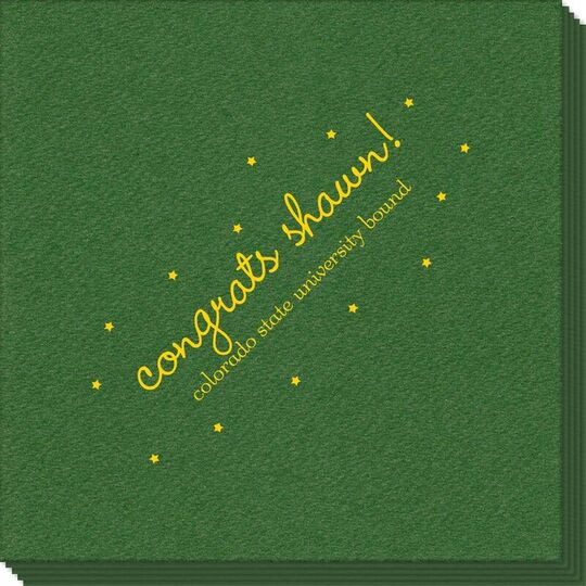 Sweet Little Stars Linen Like Napkins