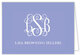 Periwinkle Folded Enclosure Cards Image 1 of 4