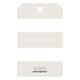 Sand Broad Stripes Vertical Hanging Gift Tags Image 2 of 2