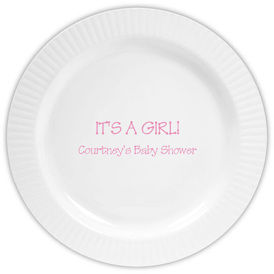 Design Your Own Personalized Ruffled Edge Plastic Plates